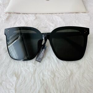 NEW GENTLE MONSTER Her 01 Black Oversized Square Frame Sunglasses Women